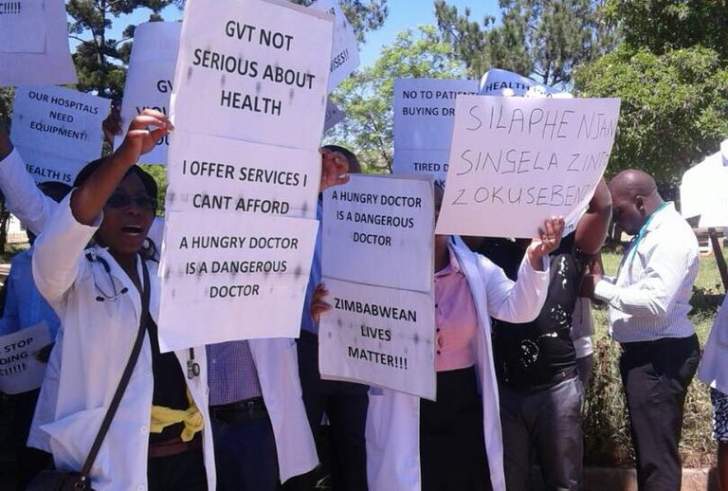 Doctors' strike widens